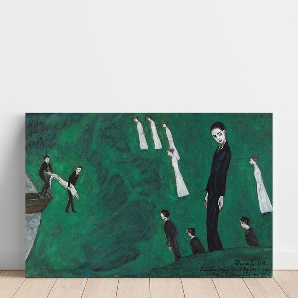Riproduzione del dipinto Den Drunknade Flickan I - Nils Dardel