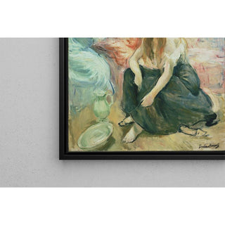 Deux filles - Berthe Morisot | Reproduction Tableau Décoration murale affiche copie