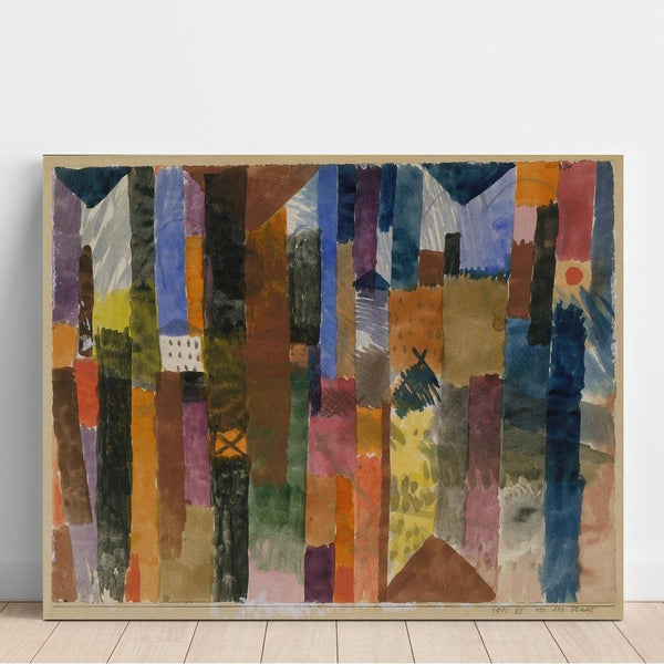 Riproduzione del dipinto Davanti alla città - Paul Klee