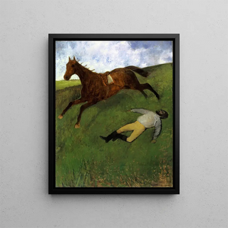 Edgar Degas - Verletzter Jockey Injured Jockey.webp
