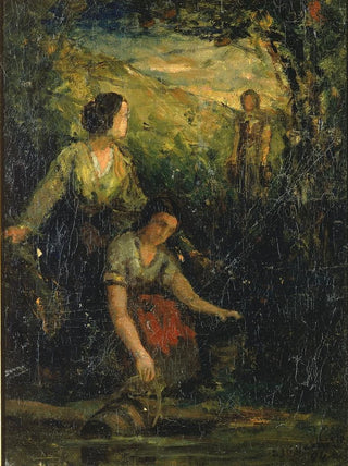 Edward Mitchell Bannister - The Drinking Pool three women at water.webp
