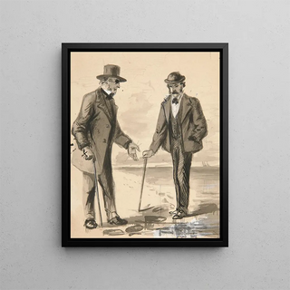 Edwin Austin Abbey - Two men conversing on seashore.webp