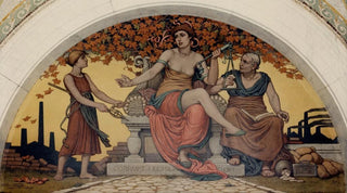 Elihu Vedder - Corrupt legislation mural.webp