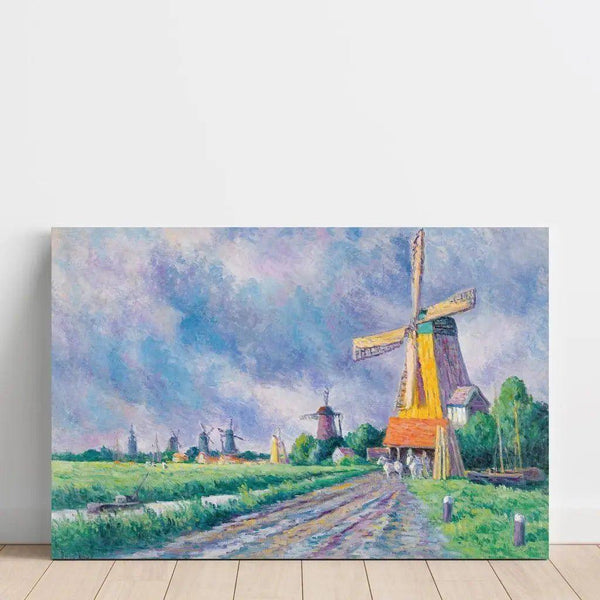 Riproduzione del dipinto Environs De Rotterdam - Maximilien Luce