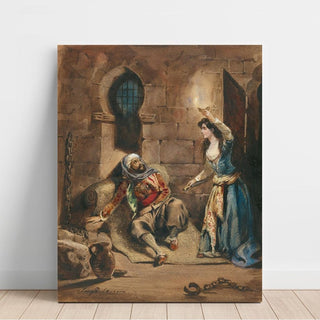 Épisode du Corsaire de Lord Byron - Eugène Delacroix | Reproduction Tableau Décoration murale affiche copie