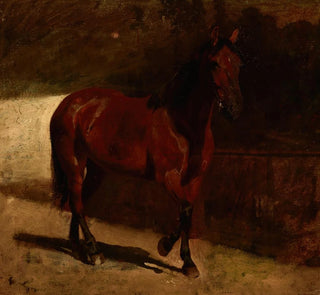 Étude d'un cheval alezan - Maksymilian Gierymski