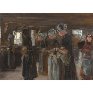 Étude de composition pour le moulin à lin de Laren - Max Liebermann | Reproduction Tableau Décoration murale affiche copie