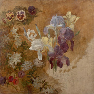 Étude de fleurs - Marie Bracquemond