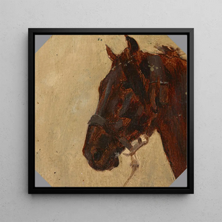 Maksymilian Gierymski - Study of the Horses Head.webp