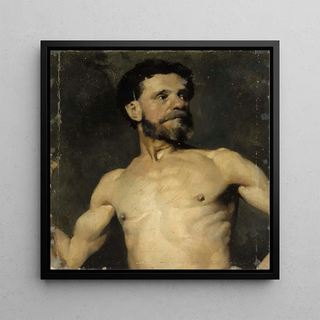 Étude de modèle masculin - Albert Edelfelt