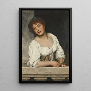 Eugen von Blaas - Girl at the Window.webp