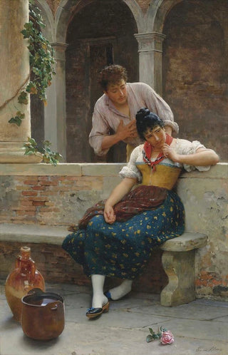Eugen von Blaas - The Proposal.webp