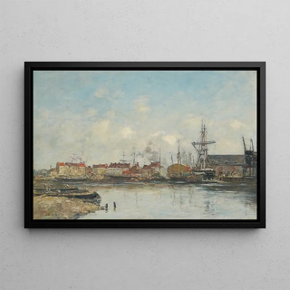 Eugne Boudin - Dunkerque le vieux bassin.webp