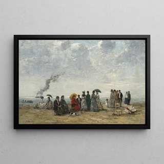 Eugne Boudin - Figures on the Beach.webp