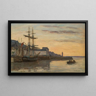 Eugne Boudin - Honfleur Voiliers.webp