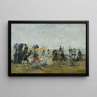 Eugne Boudin - Scne De Plage Trouville.webp