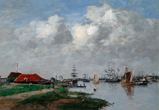 Eugne Boudin - The Escaut River in Antwerp.webp