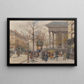 Eugne GalienLaloue - Vue anime de la Madeleine.webp