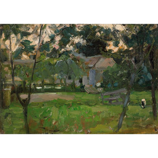 Farmyard in Het Gooi Flanked by Saplings - Piet Mondrian | Reproduction Tableau Décoration murale affiche copie