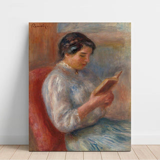 Femme Lisant - Pierre-Auguste Renoir | Reproduction Tableau Décoration murale affiche copie
