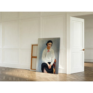 Femme au Corsage Blanc - Moïse Kisling | Reproduction Tableau Décoration murale affiche copie