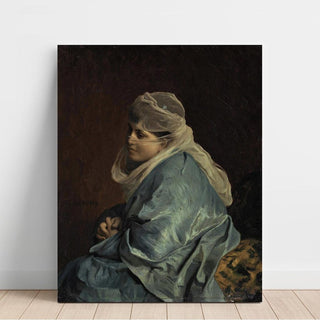 Femme de Constantinoplede - Jean-Léon Gérôme | Reproduction Tableau Décoration murale affiche copie
