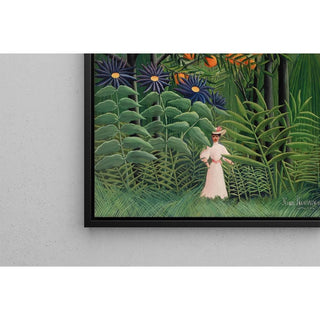 Femme se promenant dans une forêt exotique - Henri Rousseau | Reproduction Tableau Décoration murale affiche copie
