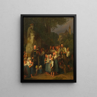 Ferdinand Georg Waldmller - Die Verehrung des heiligen Johannes JohannesAndacht.webp