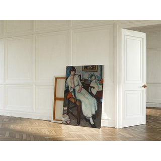 Fille en blanc - Samuel John Peploe | Reproduction Tableau Décoration murale affiche copie