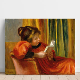 Fille qui lit - Pierre-Auguste Renoir | Reproduction Tableau Décoration murale affiche copie