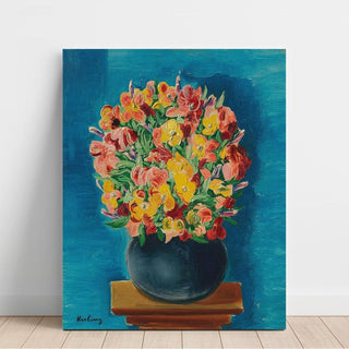 Fleurs - Moïse Kisling | Reproduction Tableau Décoration murale affiche copie