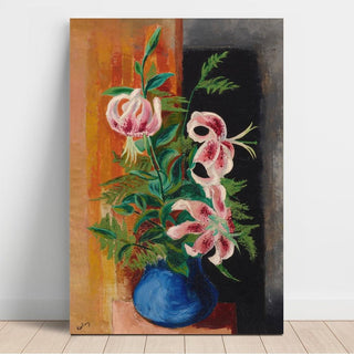 Fleurs dans un Vase - Moïse Kisling | Reproduction Tableau Décoration murale affiche copie