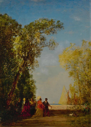 Flix Ziem - Intrieur dun jardin Venise.webp