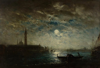 Flix Ziem - Venise et le Campanile au clair de lune.webp