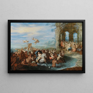 Follower of Jan Brueghel the Elder - Feast of the gods with the Marriage of Neptune and Amphitrite.webp