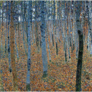 Forêt de hêtres - Gustav Klimt | Reproduction Tableau Décoration murale affiche copie