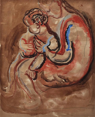 Frances Hodgkins - Untitled Mother and child.webp