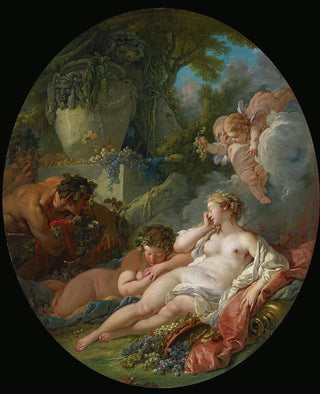 Franois Boucher - Sleeping Bacchantes Surprised By Satyrs.webp