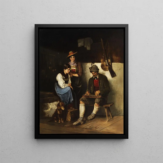 Franz von Defregger - The Zitherplayer.webp