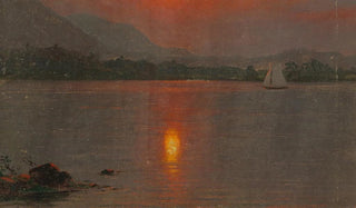 Frederic Edwin Church - Lake Millinocket sunset.webp