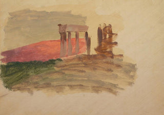 Frederic Edwin Church - Rapid sketch of the Temple at Corinth.webp