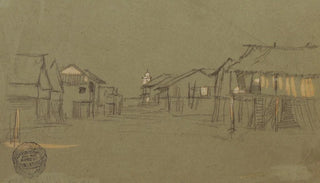 Frederic Edwin Church - Street Leading to a ChurchGuayaquil Ecuador.webp