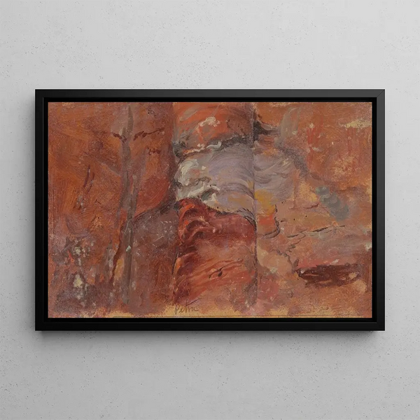 Studio di Rocce Petra - Frederic Edwin Church — quadro incorniciato alla parete