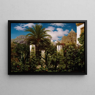 Frederic Leighton - Garden of an Inn Capri.webp