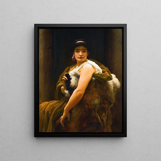 Frederic Leighton - Twixt Hope And Fear.webp