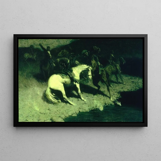 Frederic Remington - Fired On.webp