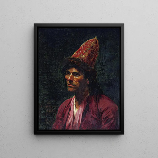 Frederick Arthur Bridgman - Portrait Of A Man.webp