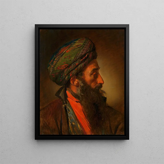 Friedrich von Amerling - Ein Trke Studienkopf.webp