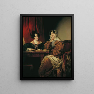 Friedrich von Amerling - Henriette Baronin PereiraArnstein mit ihrer Tochter Flora.webp