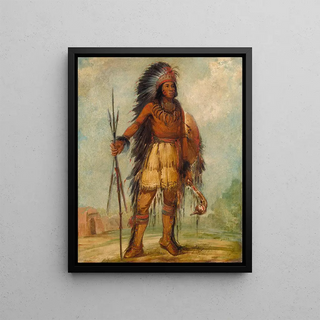 George Catlin - AWunNeWaBe Bird of Thunder.webp